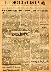 Portada:El Socialista (Argel). Núm. 93, 4 de enero de 1947