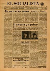 Portada:El Socialista (Argel). Núm. 104, 22 de marzo de 1947