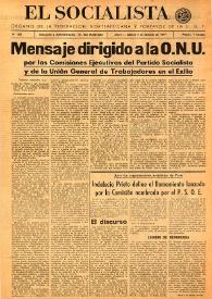Portada:El Socialista (Argel). Núm. 120, 4 de octubre de 1947