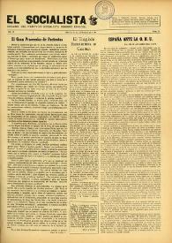 Portada:El Socialista (México D. F.). Año IV, núm. 34, noviembre de 1946