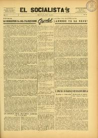 Portada:El Socialista (México D. F.). Año VI, núm. 37, febrero de 1948