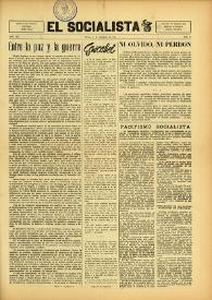 Portada:El Socialista (México D. F.). Año VIII, núm. 57, septiembre de 1950