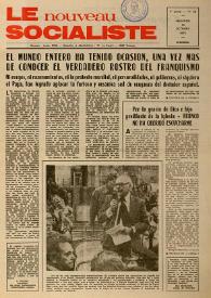 Portada:Le Nouveau Socialiste. 4e Année, numéro 82, mercredi 15 octobre 1975