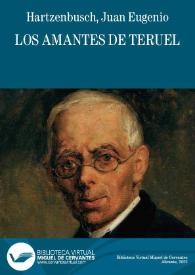 Portada:Los amantes de Teruel / Juan Eugenio Hartzenbusch