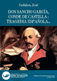 Portada:Don Sancho García / José Cadalso