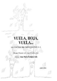 Vuela, hoja, vuela... / Alma María Enríquez Asín | Biblioteca Virtual Miguel de Cervantes