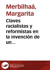 Portada:Claves racialistas y reformistas en la invención de un nacionalismo continental. \"El porvenir de la América latina\" (1911), de Manuel Ugarte / Margarita Merbilhaá