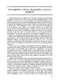 Portada:Desarrapados, ariscos, desgarrados y estoicos españoles / Isabel de Armas