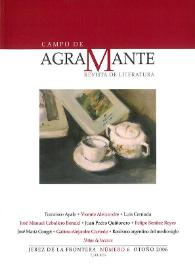 Portada:Campo de Agramante : revista de literatura. Núm. 6 (otoño 2006)