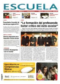 Escuela española. Núm. 3817, 26 de febrero de 2009