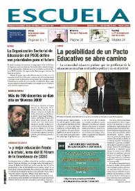 Escuela española. Núm. 3838, 1 de octubre de 2009