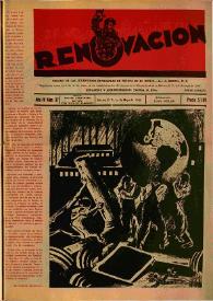 Renovación (México D. F.) : Órgano de la Federación de Juventudes Socialistas de España. Año IV, núm. 37, 1 de mayo de 1948 | Biblioteca Virtual Miguel de Cervantes