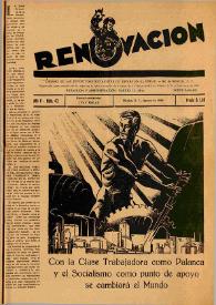 Renovación (México D. F.) : Órgano de la Federación de Juventudes Socialistas de España. Año V, núm. 42, agosto de 1949 | Biblioteca Virtual Miguel de Cervantes