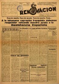 Renovación (Toulouse) : Boletín de Información de la Federación de Juventudes Socialistas de España. Núm. 97, 22 de junio de 1947 | Biblioteca Virtual Miguel de Cervantes