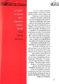Portada:La lucidez y el óxido (Sobre la poesía de Caballero Bonald) / Luis García Montero
