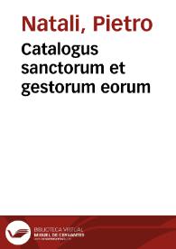 Portada:Catalogus sanctorum et gestorum eorum