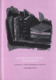 Portada:La banalización del fingimiento (a partir de un ensayo de Jaime Gil de Biedma) / Inmaculada Moreno