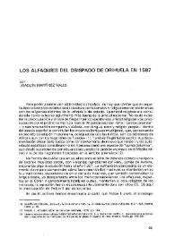 Portada:Los alfaquíes del Obispado de Orihuela en 1587 / por Joaquín Martínez Valls
