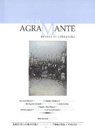 Portada:Campo de Agramante : revista de literatura. Núm. 22 (primavera-verano 2015)