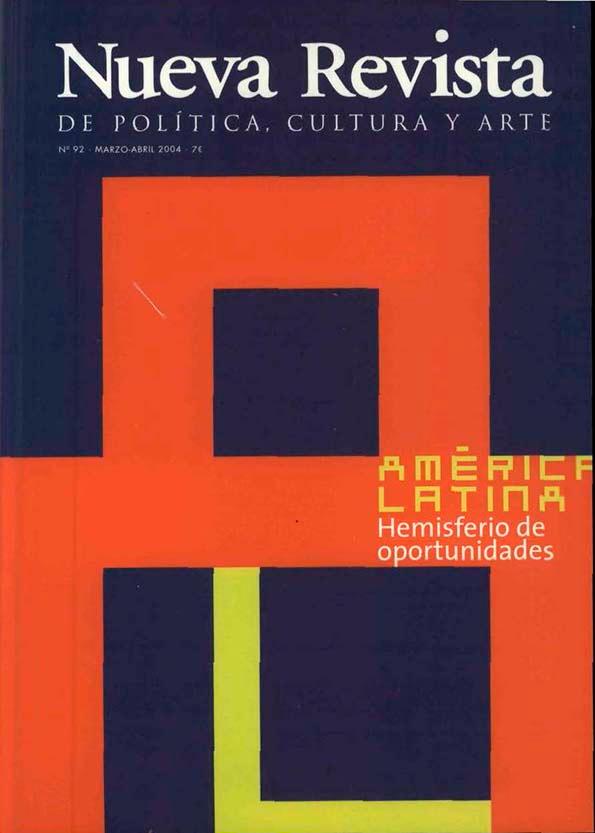 Nueva Revista de Política, Cultura y Arte. Núm. 92, marzo-abril 2004 | Biblioteca Virtual Miguel de Cervantes
