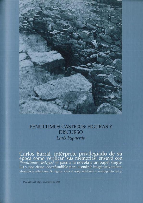 Penúltimos castigos: figuras y discurso / Lluís Izquierdo | Biblioteca Virtual Miguel de Cervantes