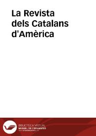 Portada:La Revista dels Catalans d'Amèrica