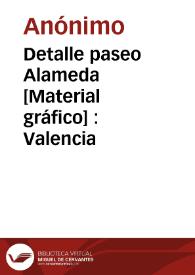 Portada:Detalle paseo Alameda [Material gráfico] : Valencia