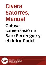Portada:Octava conversasió de Saro Perrengue y el dotor Cudol 