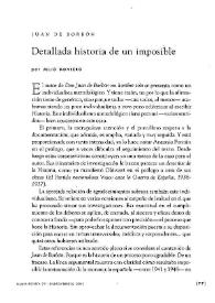 Portada:Juan de Borbón: detallada historia de un imposible / Julio Montero Díaz