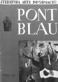 Pont blau : literatura, arts, informació. Any I, núm. 6, febrer del 1953 | Biblioteca Virtual Miguel de Cervantes