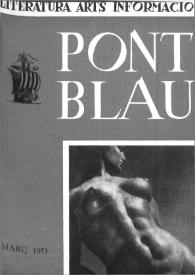 Pont blau : literatura, arts, informació. Any I, núm. 7, març del 1953 | Biblioteca Virtual Miguel de Cervantes