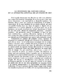 Portada:La subversión del discurso ritual en la literatura española de los siglos de oro / Antonio Gómez-Moriana