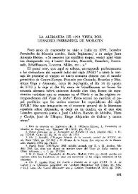 Más información sobre La Alemania de 1793 vista por Leandro Fernández de Moratín / Hans-Joachim Lope