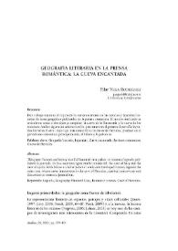 Geografía literaria en la prensa romántica: la cueva encantada / Pilar Vega Rodríguez | Biblioteca Virtual Miguel de Cervantes