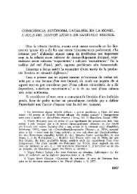 Consciència autònoma catalana en la novel·la "L'auca del senyor Esteve" de Santiago Rusiñol / Tilbert Dídac Stegmann | Biblioteca Virtual Miguel de Cervantes