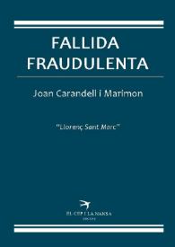 Fallida fraudulenta / Joan Carandell i Marimon | Biblioteca Virtual Miguel de Cervantes