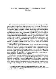 Reacción y subversión en "La Gaviota" de Fernán Caballero / Paul R. Olson | Biblioteca Virtual Miguel de Cervantes