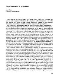 Portada:El problema de la greguería / Alan Hoyle  