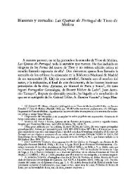 Más información sobre Blasones y comedia: "Las Quinas de Portugal", de Tirso de Molina / Adrien Roig