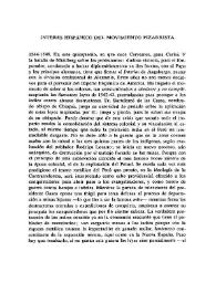 Portada:Interés hispánico del movimiento pizarrista (1544-48) / Marcel Bataillon