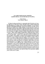 Portada:El comentarista en su \"Laberinto\": Hernán Núñez y su edición de Juan de Mena / Julián Weiss