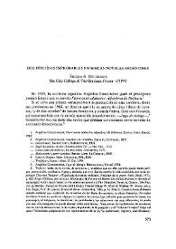 Dos heroínas improbables en sendas novelas argentinas   / Ángela B. Dellepiane | Biblioteca Virtual Miguel de Cervantes