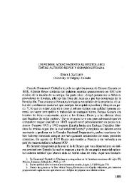 Portada:Un primer acercamiento al epistolario entre Alfonso Reyes y Genaro Estrada / Serge l. Zaïtzeff