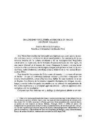 Portada:Dialogismo y polifonía anárquica en \"Trilce\" de César Vallejo / Susana Reisz de Rivarola