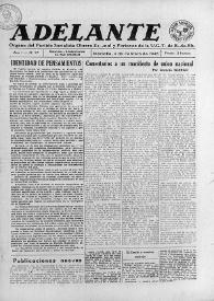 Adelante : Órgano del Partido Socialista Obrero Español de B.-du-Rh. (Marsella). Año I, núm. 17, 4 de febrero de 1945 | Biblioteca Virtual Miguel de Cervantes