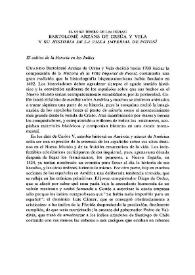 Portada:El otro tesoro de las Indias: Bartolomé Arzáns de Orsúa y Vela y su \"Historia de la Villa Imperial de Potosí\" / Lewis Hanke