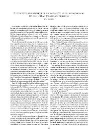 Portada: El concepto aristotélico de la imitación en el Renacimiento de las letras españolas: siglo XVI / José Almeida