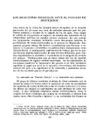 Portada: Los escritores españoles ante el proceso de Montjuich / Rafael Pérez de la Dehesa