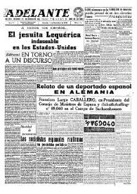 Portada:Adelante : Órgano del Partido Socialista Obrero Español de B.-du-Rh. (Marsella). Año II, núm. 54, 1 de noviembre de 1945