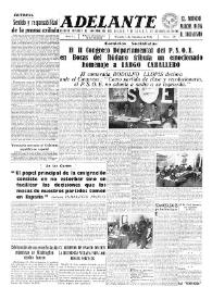 Portada:Adelante : Órgano del Partido Socialista Obrero Español de B.-du-Rh. (Marsella). Año II, núm. 58, 1 de diciembre de 1945